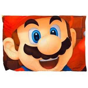 Super Mario Bros Nintendo Standard Pillowcase Mario Luigi Yoshi Double Sided